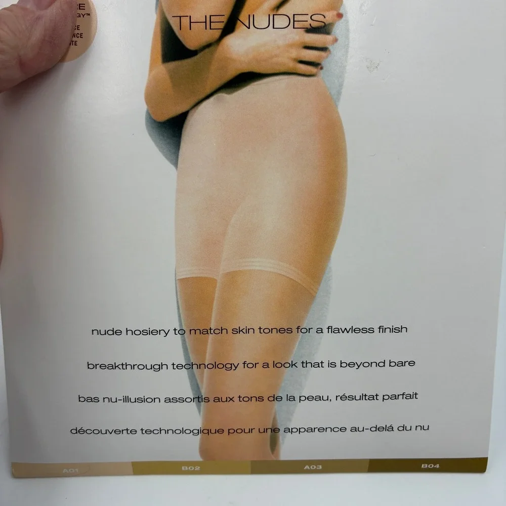 Donna Karan Lot of 2 Hosiery‎ The Nudes Whisper Weight Mini Toner Tall Tone 5